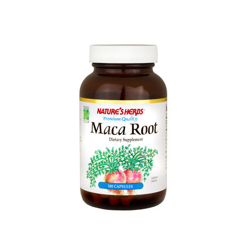 Nature's Herbs Maca Root - 500 mg - 100 Capsules