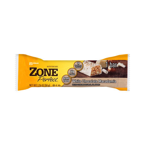 Zone Nutrition Bar - White Chocolate - Case of 12 - 1.76 oz