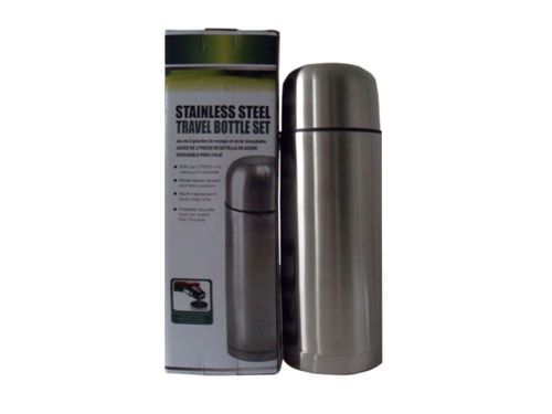 Stainless steel travel bottle