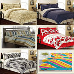 Queen 6 Piece Bed N Bag - Assorted Styles/Colors Case Pack 6