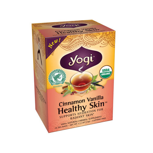 Yogi Teas Cinnamon Vanilla Healthy Skin Tea - 16 Tea Bags - Case of 6