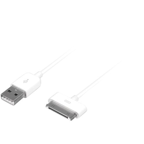 MACALLY iSyncable iPad(R)/iPhone(R) USB to 30-Pin Cable (6ft)