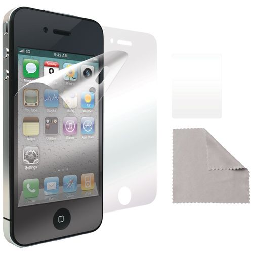 ILUV iCC1405 iPhone(R) 4/4S Glare-Free Film Protectors, 2pk