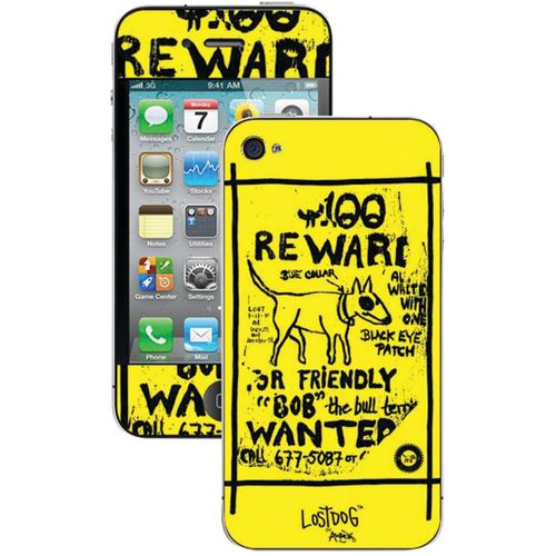 LOST DOG L02-00019-01 iPhone(R) 4 Skin (Yellow)