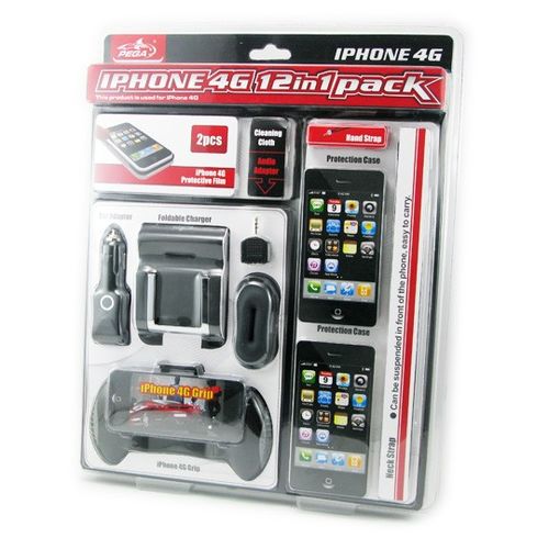 iPhone 4 Compatible Car Charger Case Cover Grip Kit