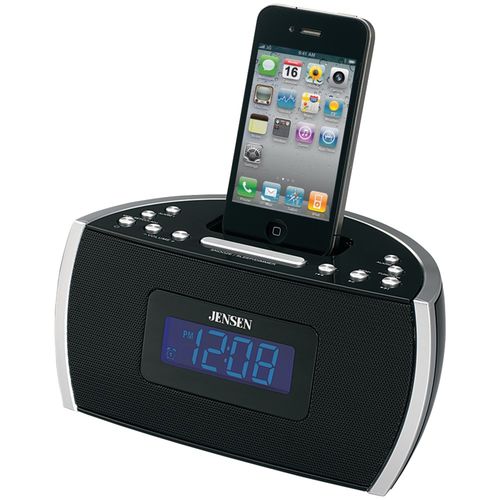 JENSEN JiMS-125i Docking Digital Music System for iPhone(R)/iPod(R)