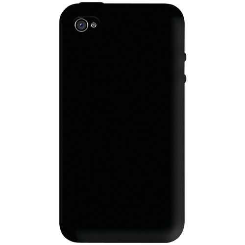IESSENTIALS IPH4-SC-BK iPhone(R) 4/4S Silicone Skin Case (Black)