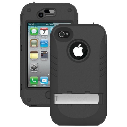 TRIDENT AMS-IPH4S-BK iPhone(R) 4/4S iPhone(R) 4/4S Kraken A.M.S. Series(TM) Case with Holster (Black)