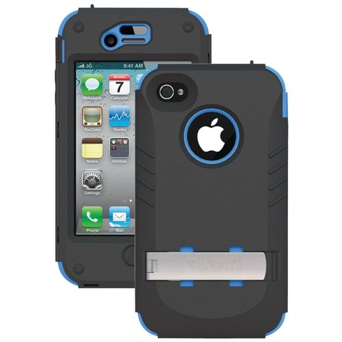 TRIDENT AMS-IPH4S-BL iPhone(R) 4/4S iPhone(R) 4/4S Kraken A.M.S. Series(TM) Case with Holster (Blue)