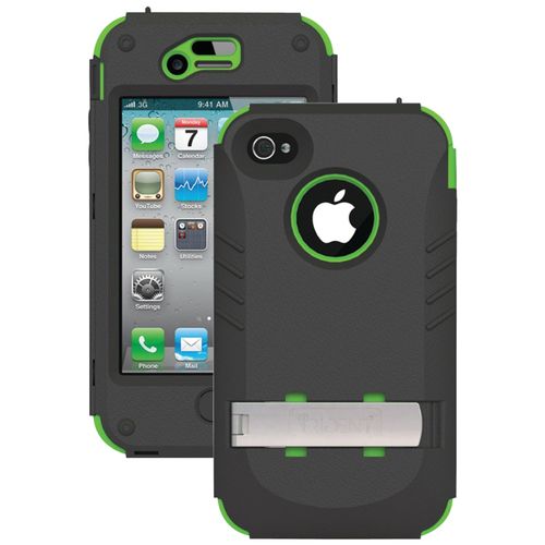 TRIDENT AMS-IPH4S-TG iPhone(R) 4/4S Kraken A.M.S. Series(TM) Case with Holster (Green)