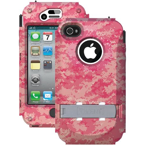 TRIDENT AMS-IPH4S-PKWC iPhone(R) 4/4S Kraken A.M.S.(TM) Case with Holster (Pink Camo)