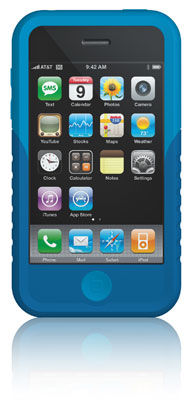 Tuffwrap Case for iPhone 3G 2-Tone Blue/Blue