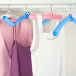 Bendable Flexible Anti-skid Foam Clothes Hangers - 5pc Set