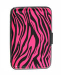 Aluminum Wallet - Pink Zebra