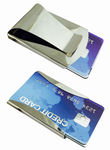 Stainless Steel Silver Metal Double Sided Money Clip