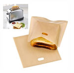 Non Stick Toaster Bags – Reusable Sandwich Grilling Bags - 2pc Set