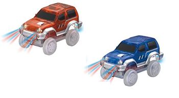 2pc - Magic Twister Glow In the Dark Race Vehicles - SUV