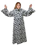 Soft Fleece Blanket With Sleeves - Dalmatian