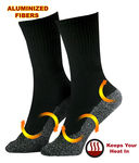 2 Pairs - 40º Below Heat Socks - Aluminized Threaded