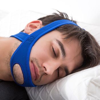 Snore Relief Adjustable Chin Strap - Open Chin Neoprene Stop Snoring Chin Strap