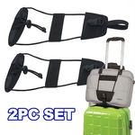 Luggage Bag Bungee - Adjustable Belt Strap For Carry On Bag Suitcase - 2pc