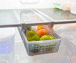 Fridge Pull Out Drawer Bin - Adjustable Refrigerator Snap On Shelve - Smart Food Storage Organizer