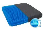 Ergonomic Gel Honeycomb Cushion 2.4 Thick Cooling Comfort with Non-Slip, Breathable Design - Orthopedic Pressure Relief Support for Sciatica, Tailbone, Back Pain Relief