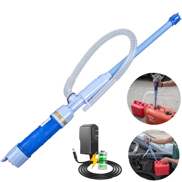 Turbo Electric Transfer Siphon Pump - Rechargeable Battery , Portable Handheld Fast & Safe Liquid Transfer Operated Pump - For Automotive, Marine, Home, and Garden Use