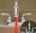 Temperature Controlled LED Faucet Light